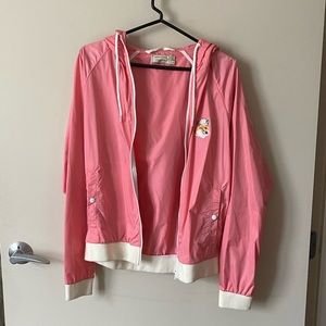 Maison kitsune neon pink jacket